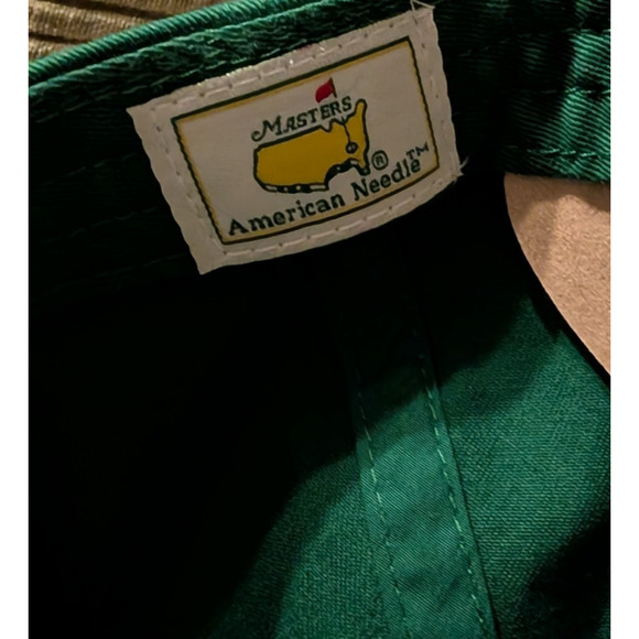Masters Tournament Golf Hat American Needle Green Strapback Cap Augusta National - Picture 3 of 6